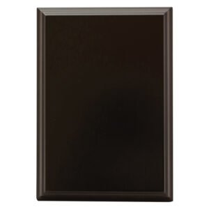 Extra extra small rectangular black timber perpetual award board with bevelled edge detail, designed for mounting engraved plates and custom award headings.