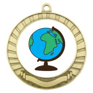 Eco Scroll - Globe Medal