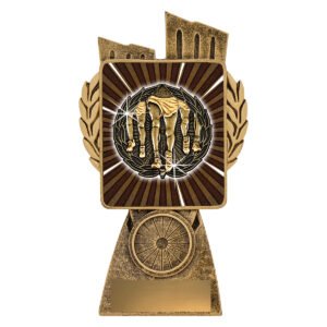 Antique Gold Lynx Running