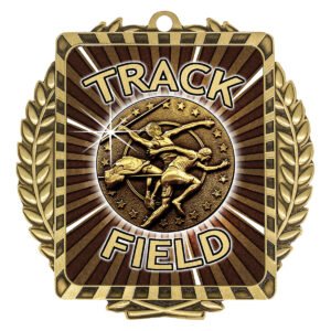 Lynx Wreath Track and Field Medal