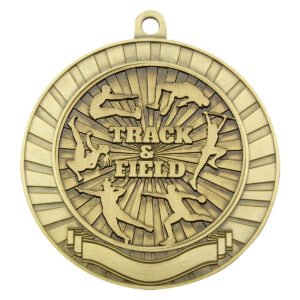 Eco Scroll Track & Field Medal