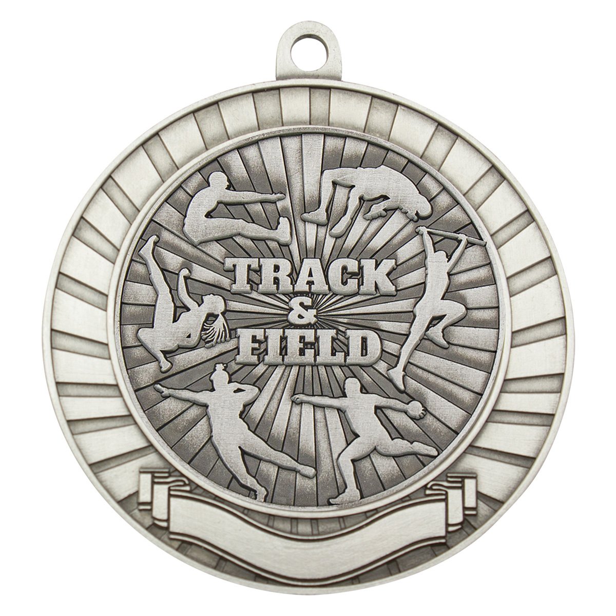 Eco Scroll Track & Field Medal - Image 2