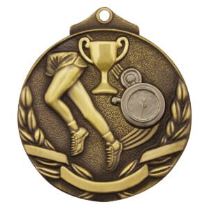 Track Two Tone Medal