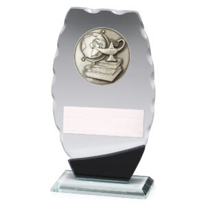 Clipped Oval Glass Academic