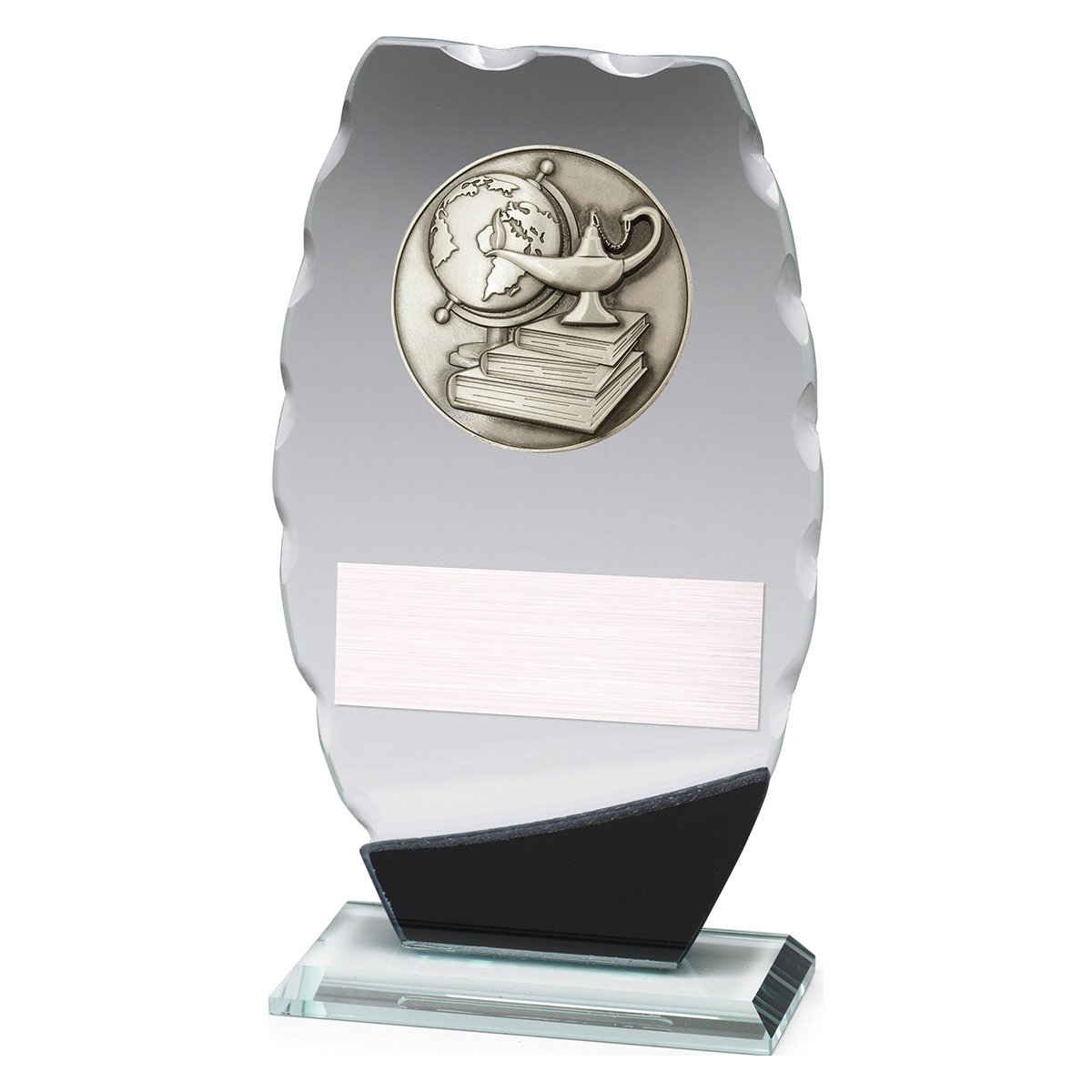 Clipped Oval Glass Academic