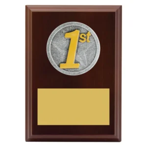 Walnut peak plaque 1st place with timber construction