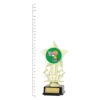 Academic Character Icon Star trophy next to ruler