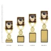 Academic Lynx Sentry trophies next to ruler Academic Lynx Sentry trophies next to ruler