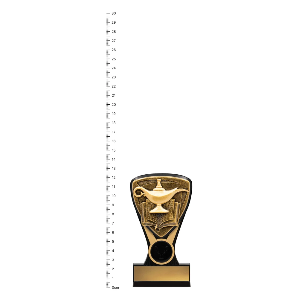 Academic Nova Mini trophies next to ruler Academic Nova Mini trophies next to ruler