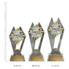 Academic Peak trophies next to ruler Academic Peak trophies next to ruler