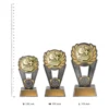 Academic Polaris trophies next to ruler