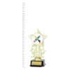 Arts Icon Star trophy next to ruler