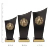 Ballet Spartan Crest trophies next to ruler
