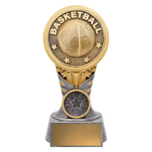 Silver / gold ikon - basketball with resin construction