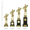 Bodybuilder Figure on Column Female Bodybuilder Figure on Column Female trophies next to ruler