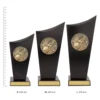 Bowling Spartan Crest Bowling Spartan Crest trophies next to ruler
