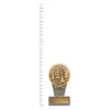Chess Mini IKON trophy next to ruler
