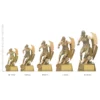 Football Shazam Female trophies next to ruler Football Shazam Female trophies next to ruler