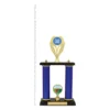 Footy Ace Poster Footy Ace Poster trophies next to ruler