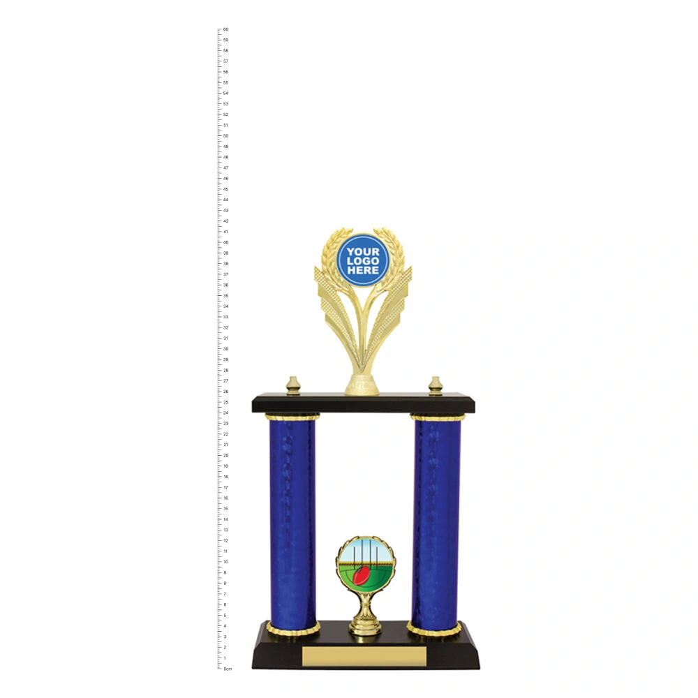 Footy Ace Poster Footy Ace Poster trophies next to ruler
