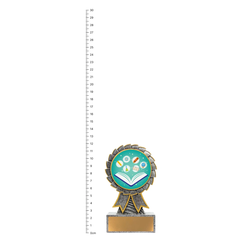 Genius Aster trophies next to ruler Genius Aster trophies next to ruler