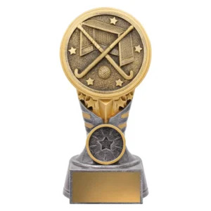 Silver / gold ikon - hockey with resin construction