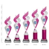 Jetstream - pink trophies next to ruler