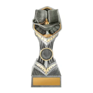 Silver / gold falcon tower-lamp of knowledge with res / ilient construction