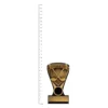 Longest Drive Nova Mini Longest Drive Nova Mini trophy next to ruler