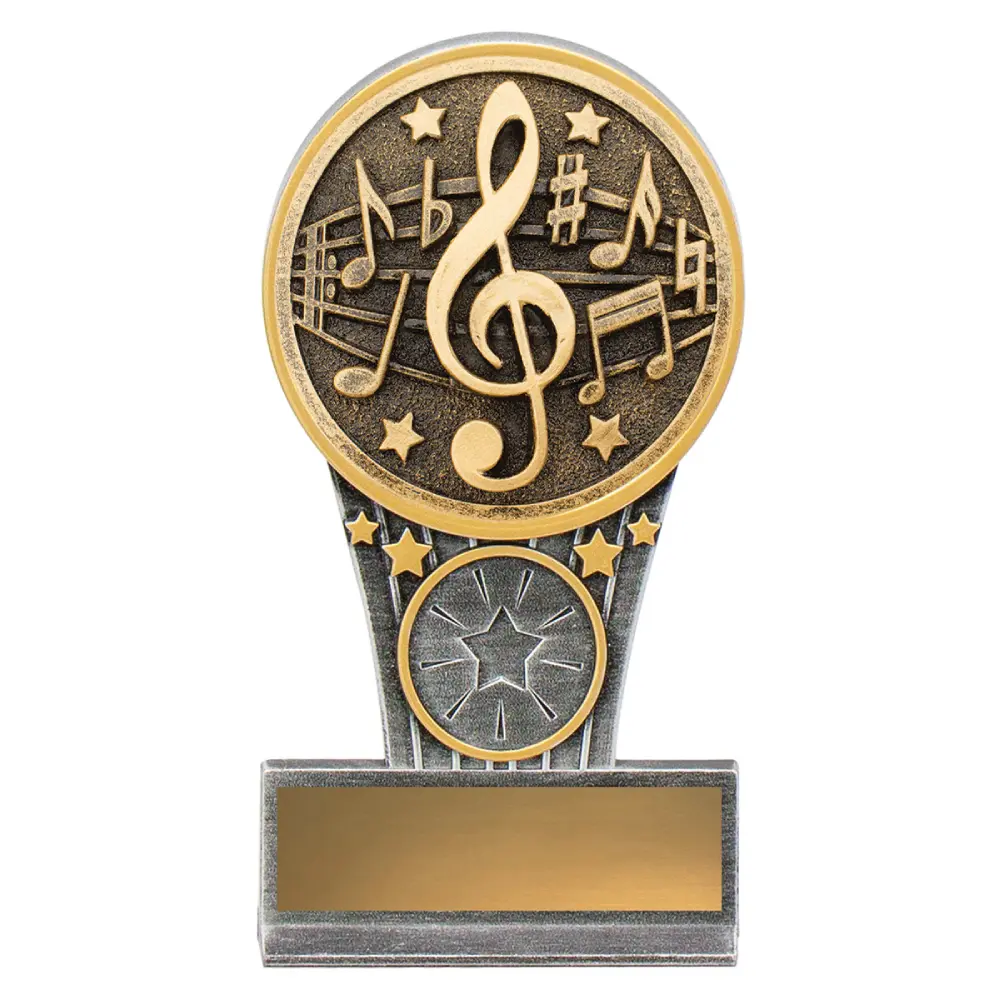 Mini Music IKON Silver / gold mini music ikon with resin construction