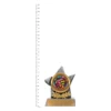 Music Argo trophy next to ruler Music Argo trophy next to ruler