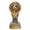Silver / gold ikon - music with resin construction