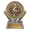 Music Spartan small Silver / gold spartan - music with resin construction