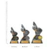 Pickleball Corfu Series trophies next to ruler Pickleball Corfu Series trophies next to ruler