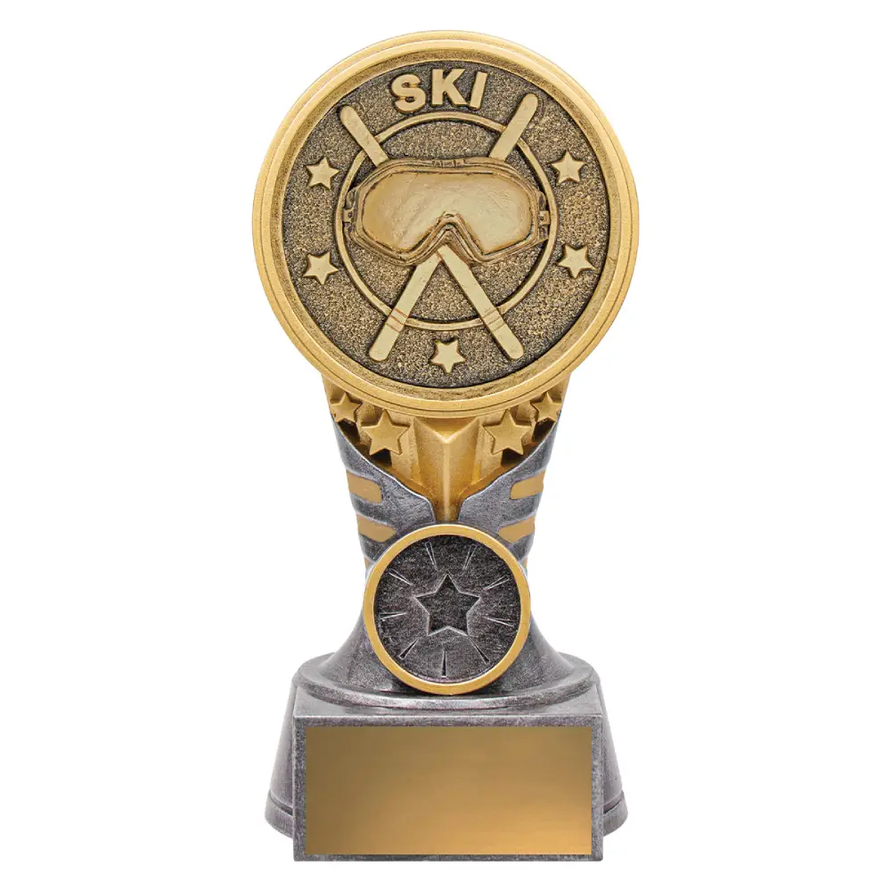 Ski IKON small Silver / gold ikon - ski with resin construction
