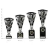 Squash Cobra Cup trophies next to ruler
