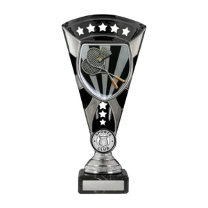 Gunmetal / black cobra cup-squash with plastic / marble construction