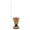 Steering Wheel Nova Mini Steering Wheel Nova Mini trophy next to ruler