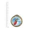 Surfing Wreath gold Surfing Wreath gold next to ruler