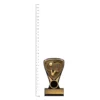Tennis Table Nova Mini Tennis Table Nova Mini trophy next to ruler