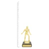 Wrestling Figure Trophy next to ruler