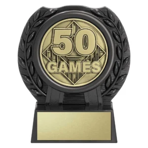 Gold / black acumen 50 games with plastic / metal construction