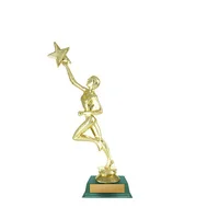 Purple / gold angel star with plastic construction