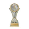 -gold Silver / gold angel tower-athletics male with resin construction
