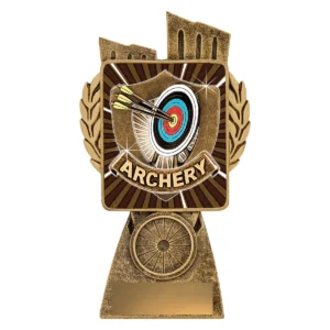 Gold antique gold lynx - archery with resin construction