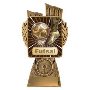 Gold antique gold lynx - futsal with resin construction