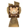 lr073a-gold Gold antique gold lynx - rowing with resin construction