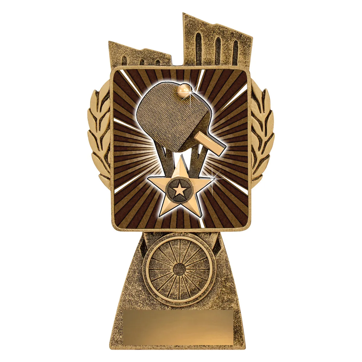 Gold antique gold lynx - table tennis with resin construction