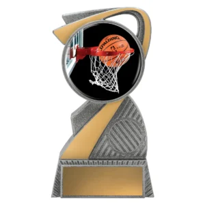 Silver arclight colour - basketball with plastic construction