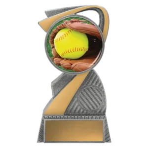 Silver arclight colour - softball with plastic construction